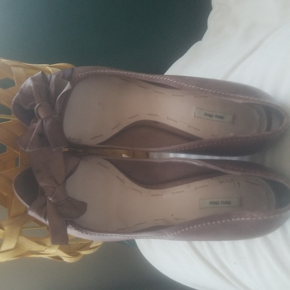 Miu Miu Platform Cinnamon Brown Color. Soft Leath… - image 7